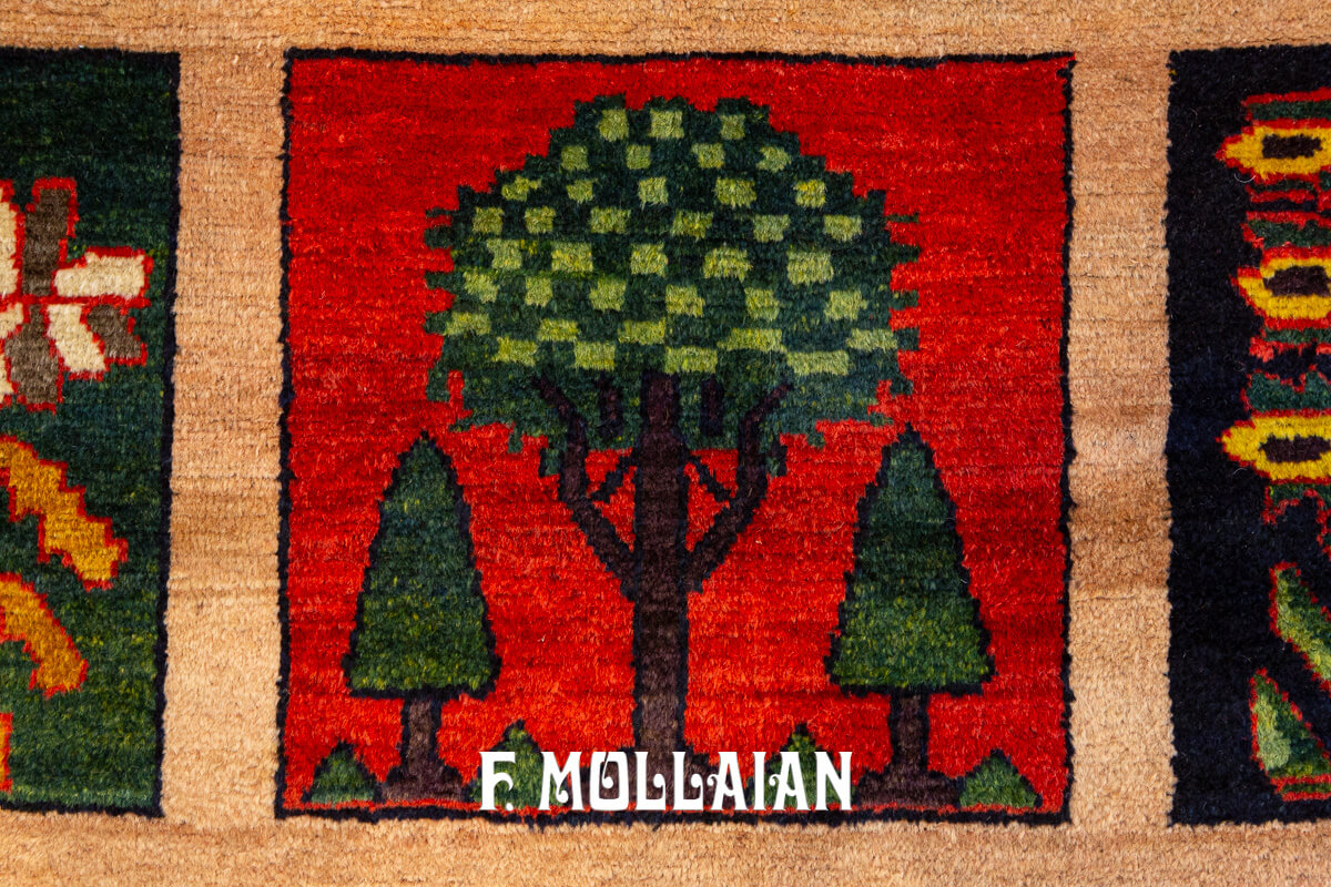 Bakhtiari Rug Very Large Garden Design n°:818996